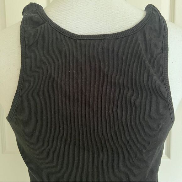 ATM Anthony Thomas Melillo Ribbed Boy Tank Top Cotton Black XL NWT MSRP $98 - Picture 6 of 8